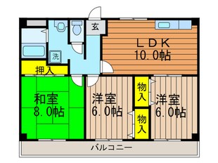 ハーモニーヒルズ藤阪の物件間取画像